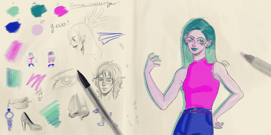 "Traditional" Sketchbook